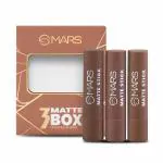 MARS Matte Box Set of 3 Lipsticks for Women Long-Lasting, Smooth Finish & Moisturising (3.2 gm)