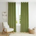 PROZONE COLLECTION RISHTA Luxury Velvet 80% Blackout Curtains | Room Darking Parda | Latest Modern Parde | Premium Screens for Home Office Living Room Hall,10x4 feet,1Pcs,Green