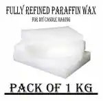 DEEPSEA Fully Refined Paraffin Wax for All Types of Candle Making & DIY Crafts - Pack of 1 Kg