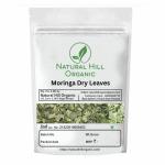 Natural Hill Organic Pure Natural Moringa Sun Dried Leaf 200 Gram | For Weight Loss , Healthy Superfood | No Added Preservative | Zipper Pack | With Multani Mitti Powderb100g