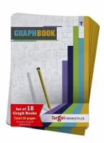 Graph Book | 56 Pages | 21.5 cms x 28.5 cms | Pack of 18