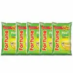 Fortune Plus Soyabean Oil, 1 LTR (Pack of 5)