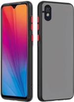 Leyon Black Fiber Back Cover For Vivo 1820