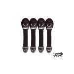 Kids Station Made in India Furniture Safety Locks for Kids, Child Safety Locks for Drawer, Cabinet, Cupboard, Baby Proofing Product, Strong Adhesive Safety Lock (Pack of 4, Brown)