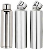 STEEPLE VISAXMI Stainless Steel Water Bottle 1000 ml (Pack of 3)