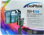 Mr Traders Dophin SH250 Slim HOB Filter Suitable for 40Ltr Tank Power Aquarium Filter (Biological Filtration for Salt Water and Fresh Water)