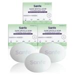 Sanfe Dark Spots & Acne Clearing Body Soap | Prevents Body Acne, Bumpy Skin & Fades Dark Spots | Salicylic Acid, Benzoyl Peroxide | Non Drying Formula | 75gm pcs (pack of 3)
