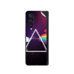 GADGETSWRAP Printed Vinyl Skin Sticker for Samsung Galaxy Z Fold 3 - Pink Floyd Bright