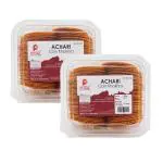 Pitoz Coin Khakhra- (2 Packs of 200gm Each) Achari | Roasted Coin Khakhra |No Maida No Oil Healthy Diet Snacks Food