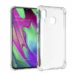 Shining Zon Samsung Galaxy A40 Back Cover Shockproof TPU Soft Silicon Back Case Cover for Samsung Galaxy A40 - Transparent