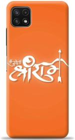 Swagr Orange Plastic Shock Proof Back Cover For Samsung Galaxy A22 5G