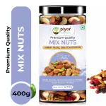 PIYOR Premium Mixed Dry Fruits 400G | Healthy Nut-Mix Dryfruits