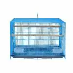 ATHROVIA, 2 feet, 24 inch- Blue Birds cage with 2 Gates for Love Birds, Parrot, Budgies, Parakeet, Cockatiel, A Deluxe Cage Haven & Spacious Haven for Your Birds, Enhance Your Avian Oasis