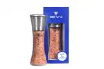 VED TATVA Himalayan Pink Rock Salt Crystals With Grinder Bottle 200 gm