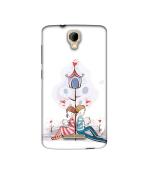 Casotec Love Letter Design Printed Silicon Soft TPU Back Case Cover for Panasonic P50 Idol