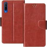 Juberous Faux Leather Case Flip Cover for Huawei Y9S,Honor 9X Pro with Foldable Stand & Cards Slots - Brown