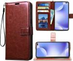 Aviaaz Samsung Galaxy S7 Edge Dual Protection Brown Leather Flip Cover