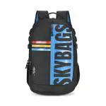 SKYBAGS UNISEX STRIDER NXT 04 LAPTOP BACKPACK (H) BLACK Polyester