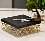 DSH CRAFTING YOUR CURIOSITY Metal Cake Stand Cake Cutting Display Stand Multipurpose Used.