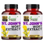 Humming Herbs St. John's Wort Extract, A Natural supplement that promotes a healthy mood and supports emotional balance - 90 cap - Pack of 2
