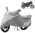 CARNEST Two Wheeler Cover for Bajaj (Pulsar 220F, Silver)