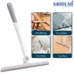 GRIDLAB Shower Squeegee for Bathroom Shower Glass Doors, Rubber Window Cleaner Squeegee, Plastic Car Windshield Cleaning Wiper