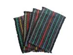 AMRO HOME NEEDS Rectangular Multicolor Cotton Door Mat 60 x 40 cm (Pack of 4)