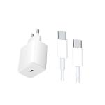 mPix Samsung 45W Power Adapter with Type C to C Cable Combo Compatible With Samsung Galaxy A54 5G/A45 5G/M14/A74 5G/S21 FE/F34 5G/A14 5G/S20 FE 5G/M14/S22 ULRA 5G/S23 5G