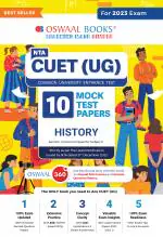 Oswaal NTA CUET (UG) 10 Mock Test Papers History (For 2023 Exam)
