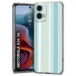 Fashionury Designer Soft Back Cover Case Compatible for Motorola G34 5G -D3006