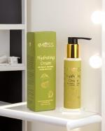 Dr.Moss Hydrating Cream Enriched With Vitamin C, Shea Butter & Grape Seed Extract | Lightweight & Fast Absorption | For Dry Skin, Normal Skin & Sensitive Skin | Unisex | 100% Vegan ( PACK OF 4 )