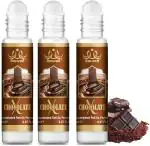 Noorson X Chocolate Attar Perfume for Unisex - Pure, Natural Long Lasting Etra, Ittar Herbal Attar 8 ML PACK OF 3