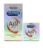 Durex Air Ultra Thin Condoms for Men 10's With 3pcs Free