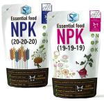Shiviproducts Macronutrients Combo - NPK 20 20 20 and NPK 19 19 19 All Purpose Fertilizers for Gardening Plants 450 g, 450 g (pack of 2)