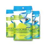 Absorbia Moisture Absorber | Absorbia Sachet - Pack of 3 (200ml Each) | Dehumidier for Bags, Suitcases & Drawers | Fights Against Moisture, Mould, Fungus & Musty smells