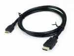 Microware High Speed Mini-HDMI to HDMI Cable, Black