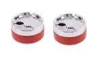 Plastic and Stainless Steel Windproof Ashtray Rotating Lid Convenient Smokeless Ashtray For Cigaretteand ,MultiColour Cigar for Home and Office, MultiColour (Pack of 2)