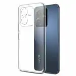 Fastship Rubber Back Cover for Vivo V2207 / Vivo_Y22 - Transparent