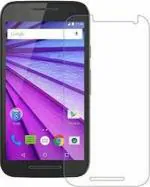 Vizio Moto E5 Plus Clear Tempered Glass Anti-Fingerprint Screen Protector with Dry and Wet Wipe 7.5 x 0.1 cm