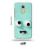 Tweakymod Printed Funny FAce Emoji Back Cover For Redmi Note 5