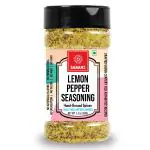 SARANZ Lemon Pepper Mix Exotic Seasoning Perfect for Snacks-100 Grams Sprinkler Jar