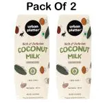 Urban Platter Unsweetened Coconut Milk, 250ml [ Pack Of 2 ]