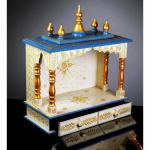 Kamdhenu Art And Craft Engineered Wood Pooja Mandap Temple For Home