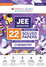 Oswaal JEE (Advanced) 22 Previous Years' Solved Papers Year-wise (2002 - 2023) Chemistry Book (For 2024 Exam)_oswaal books
