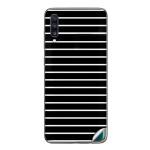 GADGETSWRAP Printed Vinyl Skin Sticker for Samsung Galaxy A70 - White Stripes