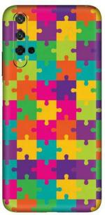 aadia Huawei Honor 20 Pro Matte Vinyl Textures Printed Mobile Skin Sticker with Scratch Resistant Lamination