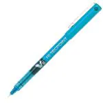 Pilot Hi-Tecpoint V5 0.5mm Extra Fine Point Pure Liquid Ink Roller Ball Pen | Pack of 12 | Light Blue Ink