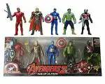 Gooyo Avengers Superhero Action Figure Captain America, Hulk, Iron Man and Ant Man Best Gift for Kid's Combo of 05.