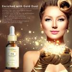 Parwati Gramudyog Herbal Products 24K Gold Face Serum for Instant Glow Skin Brightening & Fairness Moisturizing, Anti Aging & Remove Age spots Pack of 3