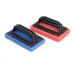 QINPIN Multipurpose Non-slip Bathroom Cleaning Scrubber Brush for Cleaning Tiles, Glass, Window panes, Mirrors, Floor (Pack of 2)